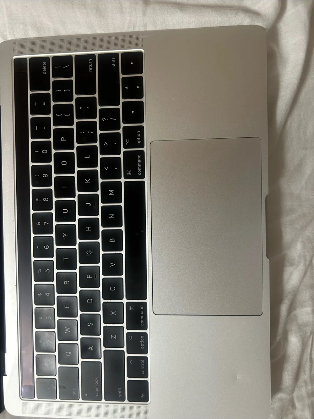 Apple MacBook Silver Aluminum Laptop with Apple Logo